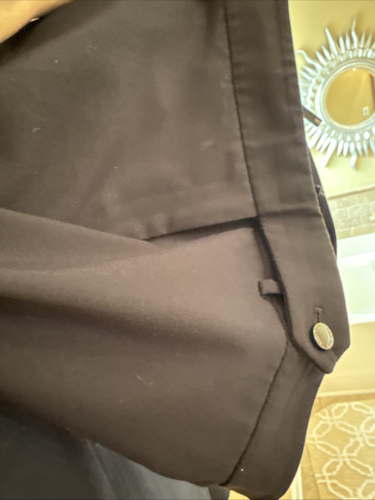 Calvin Klein Classic Navy Suit Women's Size 12 Long Sleeve One-Button