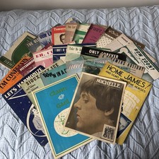Lot of Vintage Sheet Music