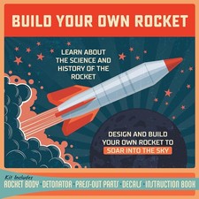 Chartwell Books Build Your Own Rocket Kit 2023 - New