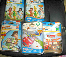 Vtech V.Smile Motion Tinker Bell 2 , Cars, Nascar, Toy Story 3 Games Sealed