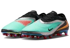 NEW Nike Men's 9.5 Phantom 6 Low Elite AG Soccer Cleats Chrome IH3862-001
