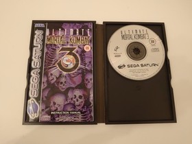 Ultimate Mortal Kombat 3 Sega Saturn Boxed With Manual