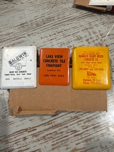 vintage advertising clips concrete