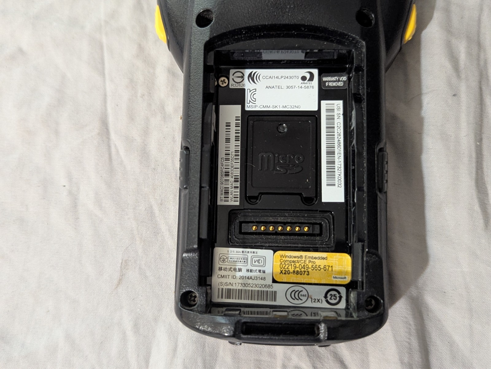 Symbol – MC32N0-RL4SCLE0A RF Scanner - For Parts/Repair – AS-IS