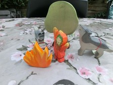 Ostheimer M&auml;rchen Figuren Rumpelstilzchen Baum Wolf gro&szlig; klein Feuer Ackermann