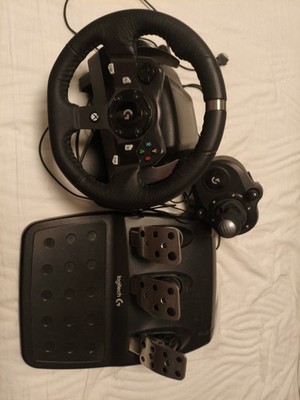 Logitech G920 Driving Force Rennlenkrad Schwarz mit Pedalen+Shifter für PC+Xbox