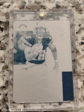 2017 Panini Contenders Cyan Plate  Melvin Gordon  /1