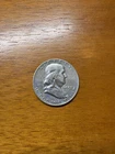 1957 Franklin Half Dollar Circulated Silver 50c Coin Collectible