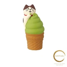 New Decor Corporation concombre Chibi Neko Matcha Soft Serve Green Size: Approx.