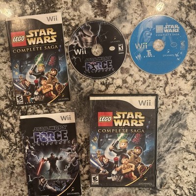 Lego Star Wars Complete Saga & The Force Unleashed WII