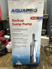 Aquapro Backup Sump Pump New 35034-5