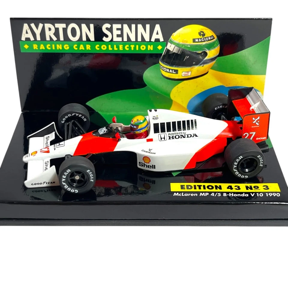 Modellino F1 Minichamps 1/43 McLaren MP4/5B Honda V10 Ayrton Senna #27 1990 - Immagine 3 di 4