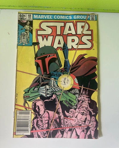Star Wars #68 (Marvel Comics February 1983) VG+ Boba Fett Newsstand Mandalorian