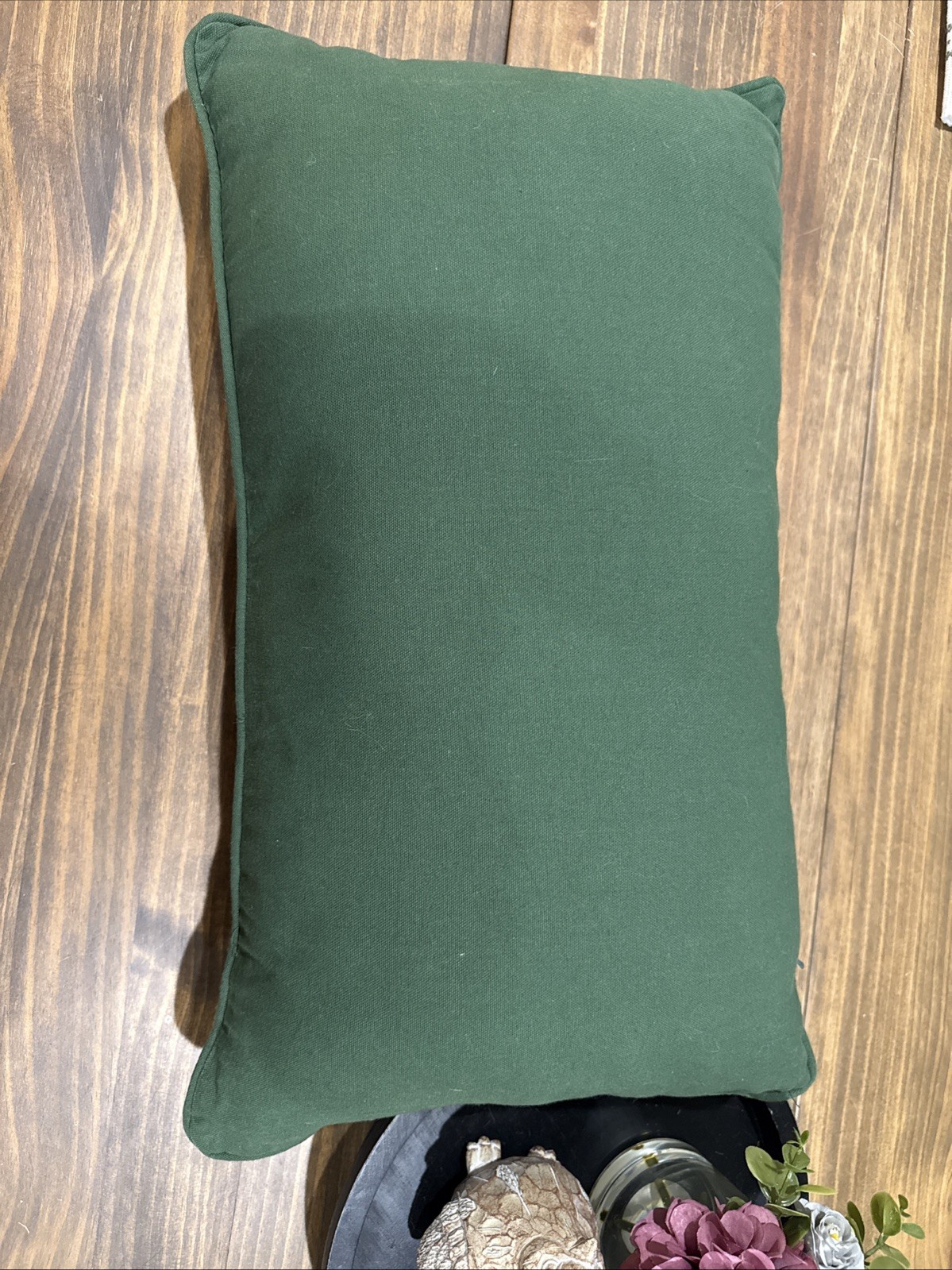 Throw Pillow , Cream, Green , “you’re My Luckycharm “  