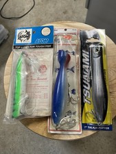 Lot 3 Saltwater Poppers Atom Yankee Striped Bass 3oz lure plugs Tarpon Bluefish