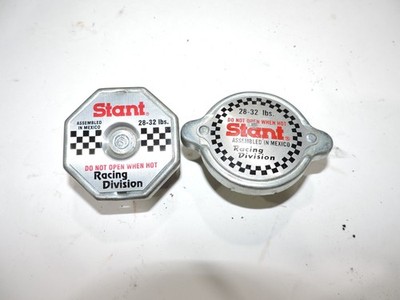 NEW Stant 18-32LBS. radiator cap & Used Stant 28-32 LBS cap  NASCAR ARCA