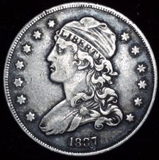1837 Capped Bust Quarter Ch. VF / Another Nice, Problem-Free Type Coin.
