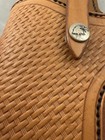 American Joe Saddlery Brown Leather Basketweave Belt OWB Field/Hunting Holster — photo 6
