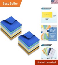 18 Durable Microfiber Cleaning Cloths - Perfect for Cameras, Glasses, and Phones