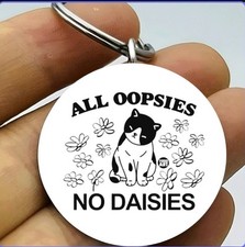 Kitty Cat Pet Animal Hot Stainless Keychain Paw Mother Mom Art