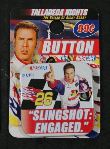 Talladega Nights Ricky Bobby Film Abzeichen Button Pin - 1,5" Quadrat Will Ferrell - Bild 6 von 13
