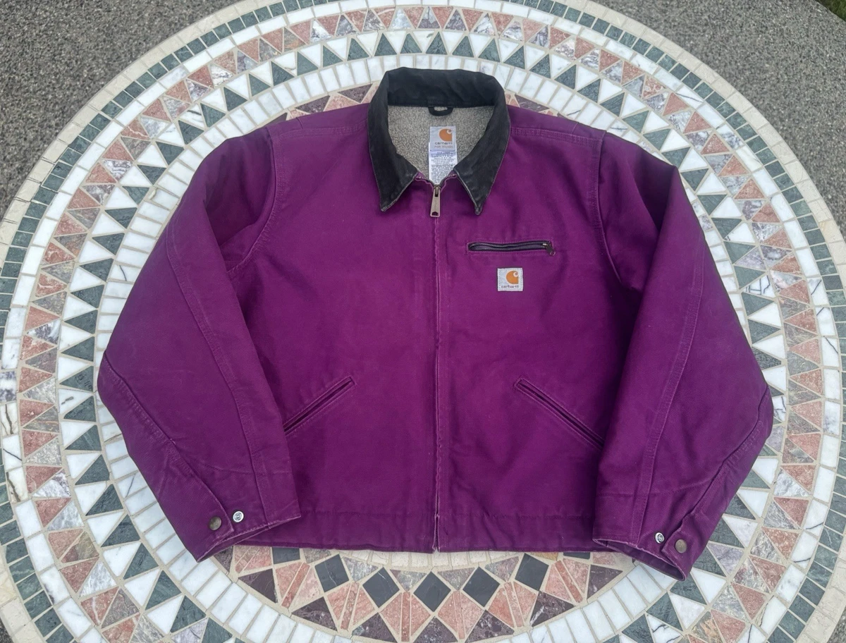 希少　Carhartt デトロイトジャケット　パープル　90s 25+ Carhartt Purple Coats, Jackets & Vests for Men for sale