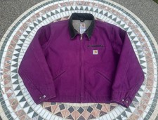 Carhartt WJ097BGP Large Regular Detroit Jacket  bright purple l j97 pink coat