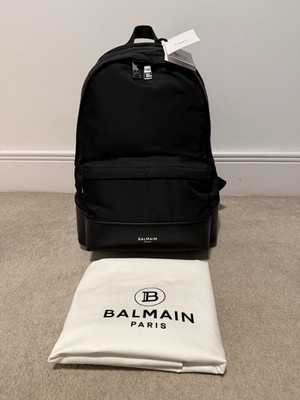 BALMAIN Unisex 1945 City Rucksack Noir / Schwarz