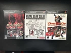 Metal Gear Solid/ Onimsuha/ Devil May Cry Collections Sony Playstation 2
