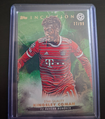 2023 Topps Inception Champions League Kingsley Coman Star Quality 77 /99