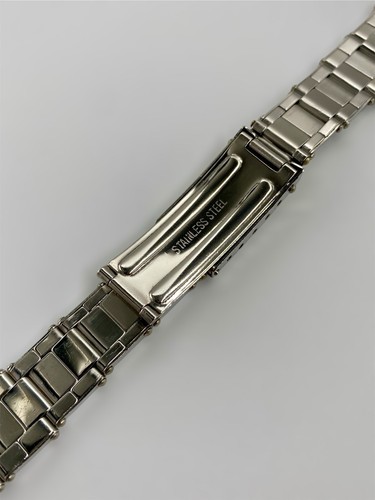 Vintage Rivet Bracelet 16 mm Stainless Steel NOS 1970’s - Foto 6 di 6