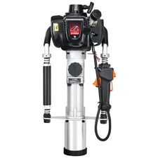 VEVOR 37.77cc Gas-Powered T Post Driver 4-Stroke Fence Piling Pounder w/ 3 Head