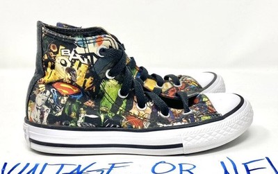 Converse All-Star Chuck Taylor Hi DC Comics Justice League 362877C Kids sz 12