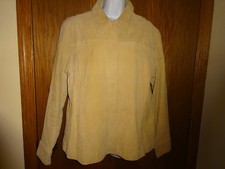 Women's Northcrest Camel Brown Leather Jacket Size Xlarge 18