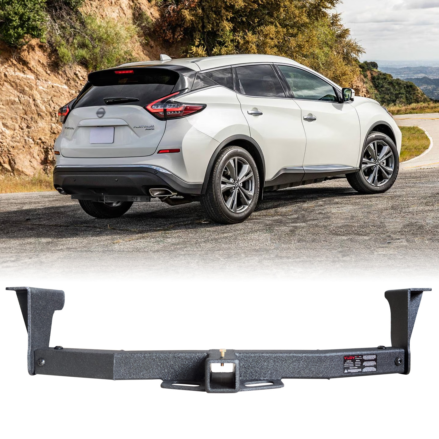 Vijay For 2015-2024 Nissan Murano Trailer Hitch Rear Towing 2 "Hitch Receiver