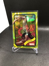 2025 Topps Chrome Marvel Yellow Lava Refractor #184 Drax