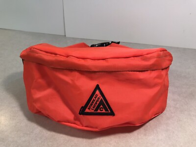 Vintage American Camper Fluorescent Orange Fanny Pack Cross