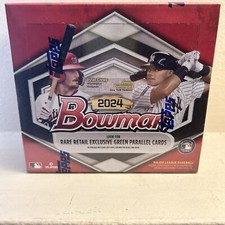 🔴2024 Bowman Baseball Retail Box 288 Cards🔥 Auto Autographs Rookies 1st Bowman