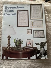 OCCASIONS THAT COUNT BOOK 4 CROSS STITCH DESIGNS  PATTERNS BY GLORIA  PAT 1977