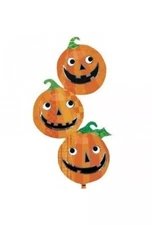 Halloween Jack O Lantern Large Stacker Foil Balloon 102cm x 56cm Halloween Party