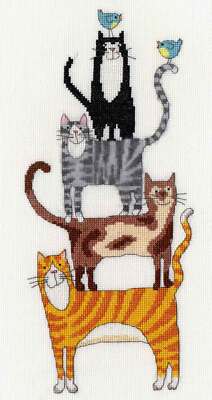 Set punto croce Bothy Threads Seasons Panels - Autumn, 13x29cm, dwsp03, schema di conteggio