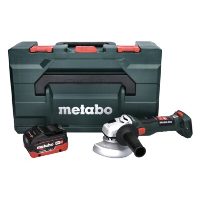 Metabo W 18 LT BL 11-125 Winkelschleifer 18 V 125 mm + 1x Akku 5,5 Ah + metaBOX
