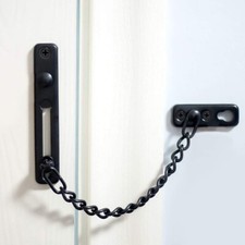 Door Chain Latch Bolt Restrictor Safety Lock Slide Catch Strong Security