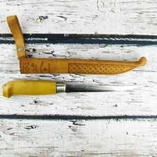 Rapala J. Marttiini Finland 6 1/4" Filet Knife with Leather Sheath