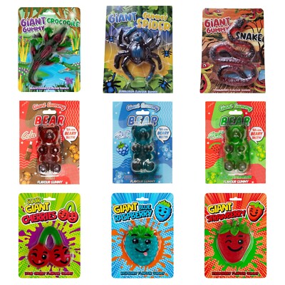 Riesiges Gummigelee Süßigkeiten Neuheit geformt aromatisierte Süßigkeiten Weihnachtsgeschenk für Kinder Erwachsene