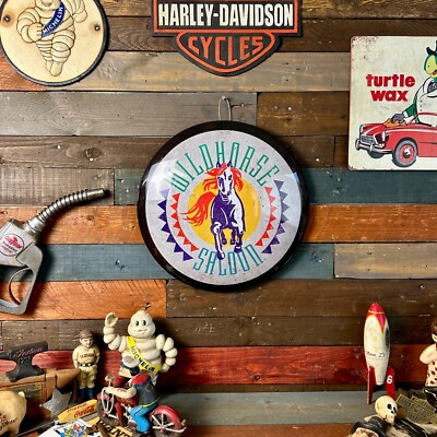 アンティーク　メタル　サイン　プレート　看板THREE HORSE BEERレア アンティークメタルサインプレート看板THREE HORSE BEERレア