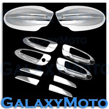 Triple Chrome Mirror4 Door Handle Wo Psg Keyhole Cover For 02-06 Nissan Altima Triple Chrome Mirror4 Door Handle Wo Psg Keyhole Cover For 02-06 Nissan Altima