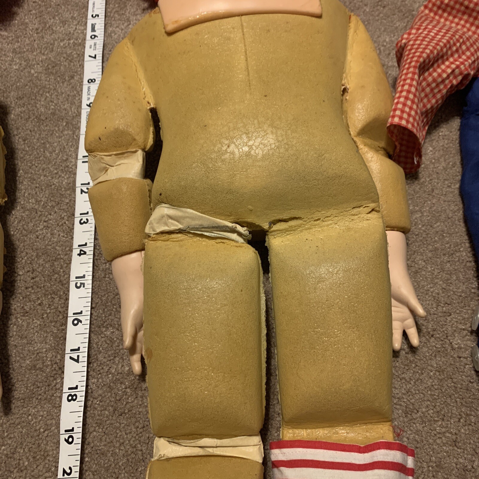 Lot 2 Raggedy Ann & Raggedy Andy Ventriloquist Dummies Dolls Puppets 31