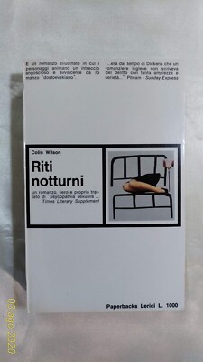 NACHTRITEN - Colin Wilson - Erstausgabe Paperbacks Lerici - April 1966