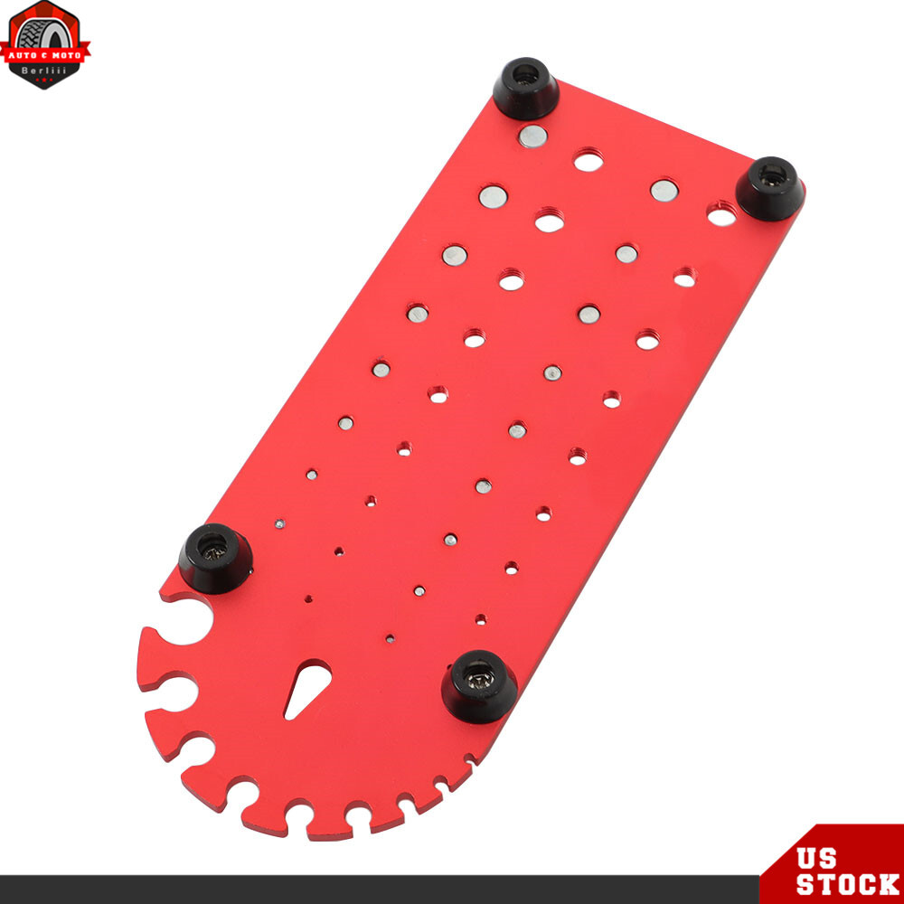 18 Hole 3/32 to 1/2 inch, Nut and Bolt Thread Checker Set